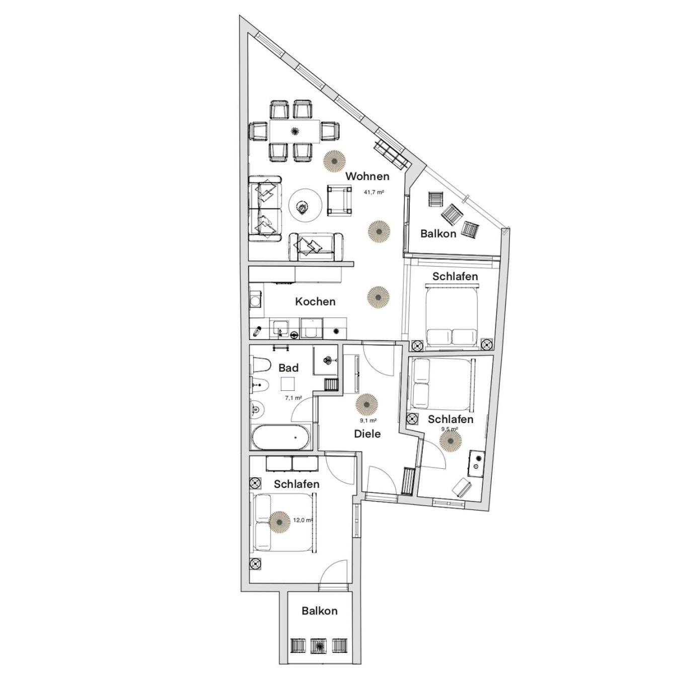 Pineapple Apartments Palais Am Neumarkt - 90 Qm - 1X Free Parking Dresde Exterior foto